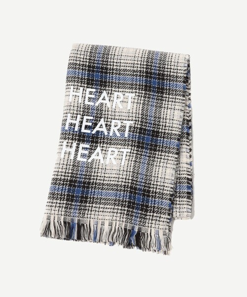 BEAMS HEART（ビームスハート）の「リバーシブル ロゴ ストール（ストール/ショール・レディース・ベージュ/ブラック・ONE SIZE）」の12枚目の写真