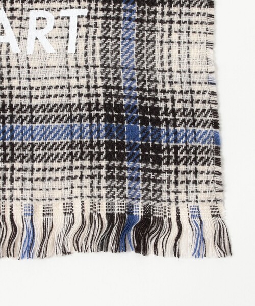 BEAMS HEART（ビームスハート）の「リバーシブル ロゴ ストール（ストール/ショール・レディース・ベージュ/ブラック・ONE SIZE）」の13枚目の写真