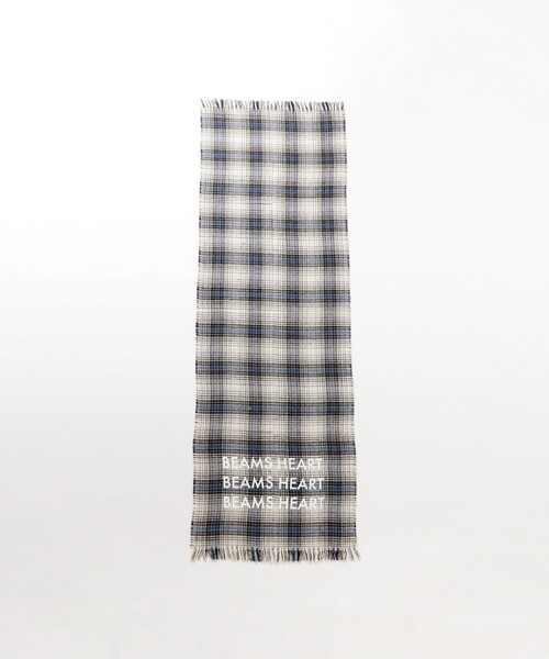 BEAMS HEART（ビームスハート）の「リバーシブル ロゴ ストール（ストール/ショール・レディース・ベージュ/ブラック・ONE SIZE）」の14枚目の写真