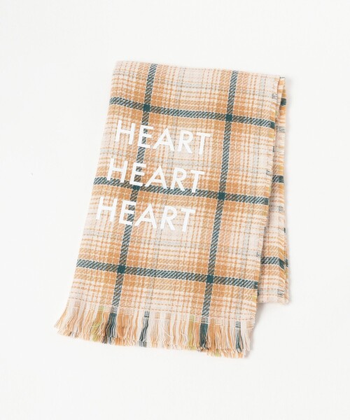 BEAMS HEART（ビームスハート）の「リバーシブル ロゴ ストール（ストール/ショール・レディース・ベージュ/ブラック・ONE SIZE）」の16枚目の写真