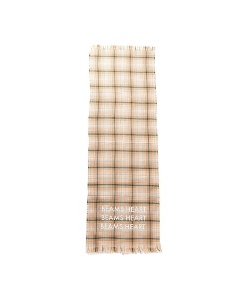 BEAMS HEART（ビームスハート）の「リバーシブル ロゴ ストール（ストール/ショール・レディース・ベージュ/ブラック・ONE SIZE）」の18枚目の写真