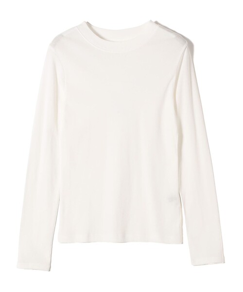 SHIPS Colors(シップス カラーズ)の「SHIPS Colors:〈手洗い可能〉シアー ドライ タッチ インナー TEE◇(Tシャツ/カットソー・レディース・ブラック/ブラウン/オフホワイト/イエロー/ネイビー/ダークグレー/クリーム/ピンク・ONE SIZE)」の9枚目の写真