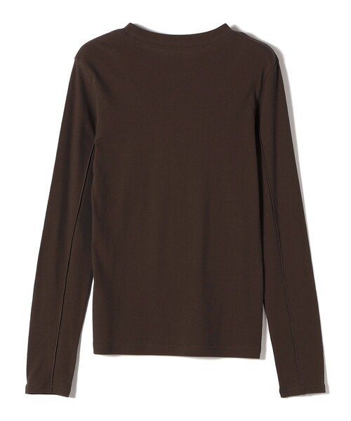 SHIPS Colors(シップス カラーズ)の「SHIPS Colors:〈手洗い可能〉シアー ドライ タッチ インナー TEE◇(Tシャツ/カットソー・レディース・ブラック/ブラウン/オフホワイト/イエロー/ネイビー/ダークグレー/クリーム/ピンク・ONE SIZE)」の15枚目の写真