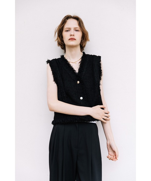 WCJ フリンジベスト フリンジベスト（ベスト）｜WCJ（ダブルシージェイ）のファッション