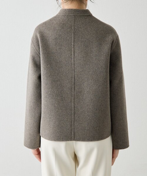 Whim Gazette（ウィムガゼット）の「【Christian AKS】Wool China Jacket（その他アウター・レディース・モカ/ブラック・MEDIUM）」の22枚目の写真