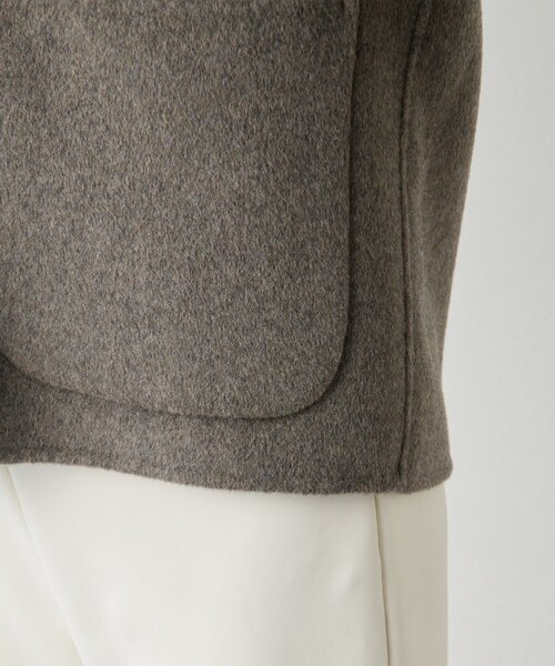 Whim Gazette（ウィムガゼット）の「【Christian AKS】Wool China Jacket（その他アウター・レディース・モカ/ブラック・MEDIUM）」の18枚目の写真