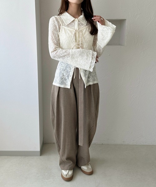 セール】【apres jour clair】アソートレースビスチェSET（Tシャツ