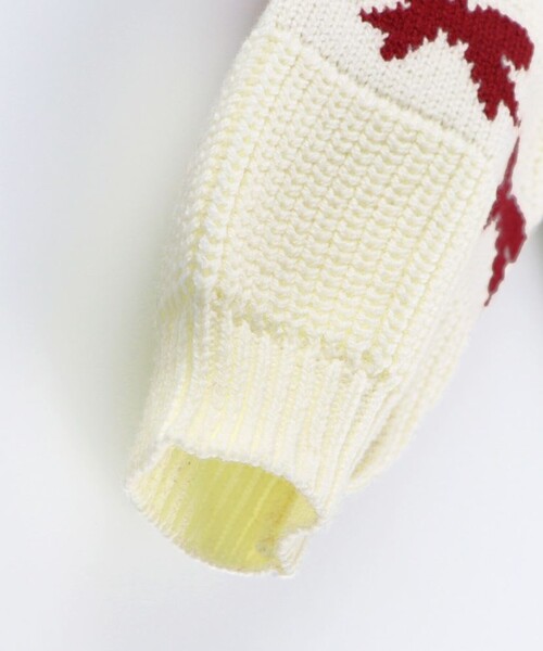 BRANSHES（ブランシェス）の「【ベビー】リボン柄ニットカーディガン（カーディガン/ボレロ・キッズ・アイボリー・FREE）」の3枚目の写真