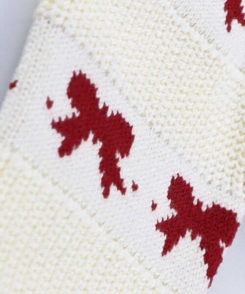 BRANSHES（ブランシェス）の「【ベビー】リボン柄ニットカーディガン（カーディガン/ボレロ・キッズ・アイボリー・FREE）」の4枚目の写真