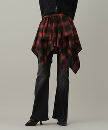 3.3 Field Trip/シャツ風チェックミニスカート