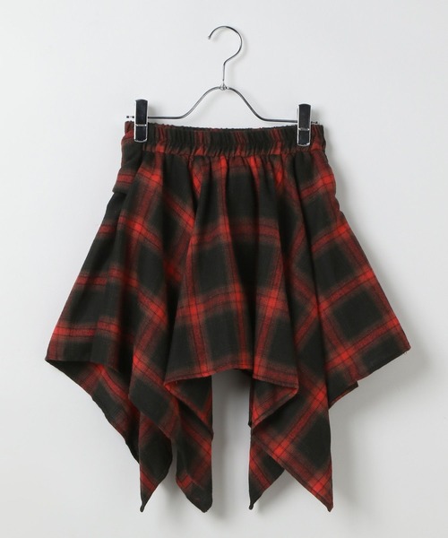 3.3 Field Trip （3.3フィールドトリップ）の「3.3 Field Trip／シャツ風チェックミニスカート（スカート・レディース・ブラウン/ブラック/チャコールグレー/レッド・FREE）」の22枚目の写真