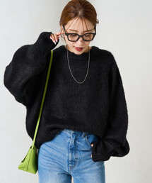 FREAK'S STORE(フリークスストア)の限定展開 カラー シャギー ニット ショート プルオーバー(ニット/セーター)