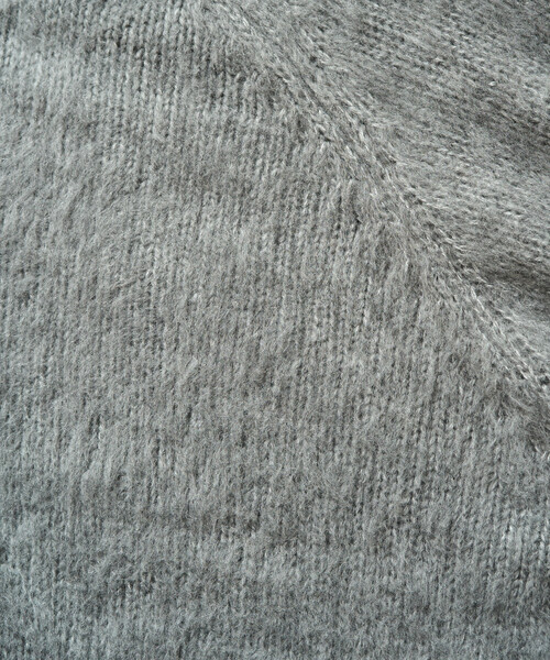 FREAK'S STORE（フリークスストア）の「限定展開　カラー シャギー ニット ショート プルオーバー（ニット/セーター・レディース・イエロー/グリーン/ピンク/ブラック/ブルー/グレー/ナチュラル・ﾌﾘ-）」の19枚目の写真