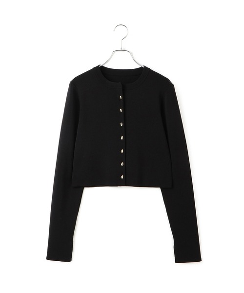 【最終値下げ】アダムエロペ 今期セレクトレングスクルーネックニットカーディガン セレクトレングスクルーネックニットカーディガン（カーディガン