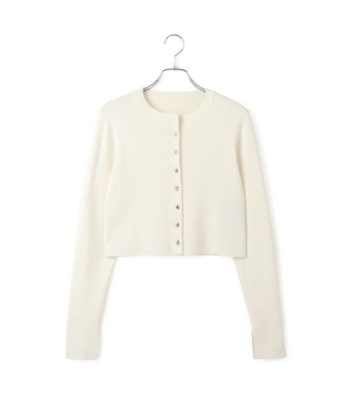 セレクトレングスクルーネックニットカーディガン（カーディガン