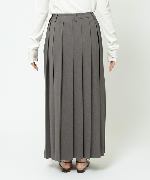 BABYLONE（バビロン）の「プリーツフレアスカート（スカート・レディース・チャコール/グレイッシュベージュ・34inch/36inch）」の8枚目の写真