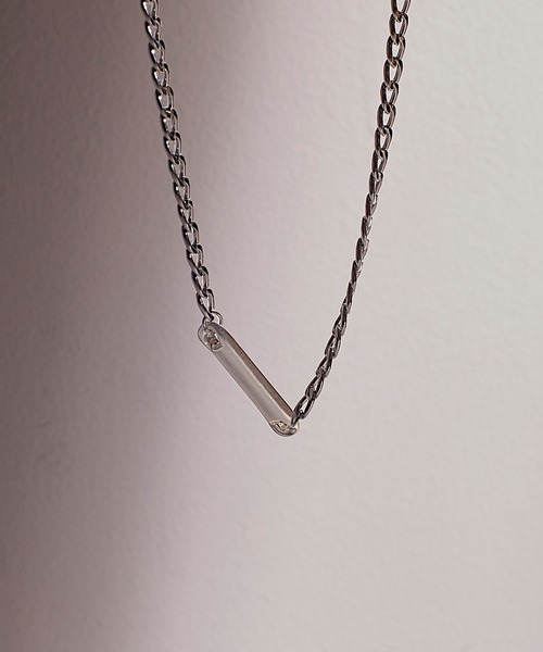 SETUP7(セットアップセブン)の「【SETUP7】ネックレス Awesome ニッケルフリー メタル ライン プレート キヘイチェーン ショートネックレス(ネックレス・レディース・ブラック/ゴールド/シルバー・FREE)」の20枚目の写真