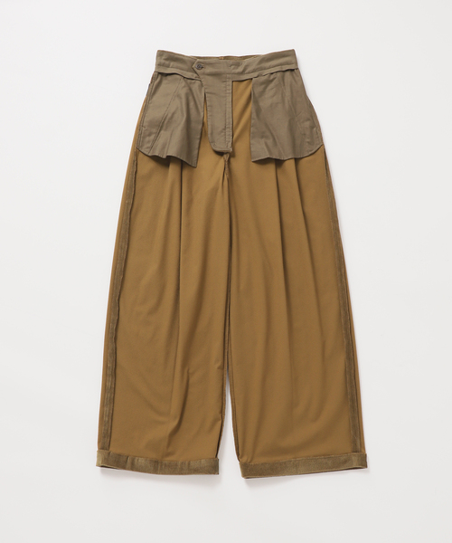 journal standard L'essage（ジャーナルスタンダードレサージュ）の「《追加2》ストレッチコーデュロイ 2タックパンツ（その他パンツ・レディース・ブラック/ブラウン系その他/ブルー系その他/ベージュ・38/36/40）」の22枚目の写真