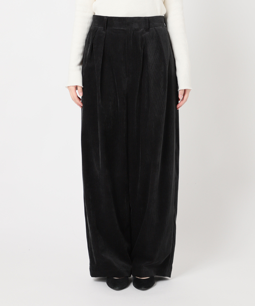 journal standard L'essage（ジャーナルスタンダードレサージュ）の「《追加2》ストレッチコーデュロイ 2タックパンツ（その他パンツ・レディース・ブラック/ブラウン系その他/ブルー系その他/ベージュ・38/36/40）」の16枚目の写真