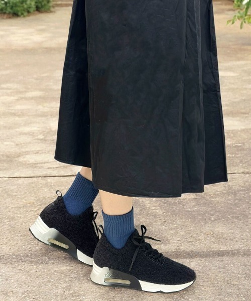 ASH（アッシュ）の「ASH/アッシュ【LAUREN】ウェッジソールニットスニーカー（スニーカー・レディース・アイボリー/ブラック・40/39/38/37/36/35）」の2枚目の写真