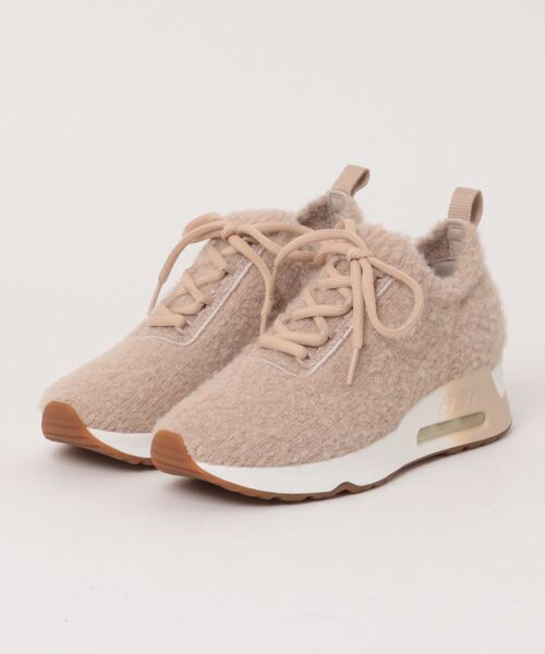 ASH（アッシュ）の「ASH/アッシュ【LAUREN】ウェッジソールニットスニーカー（スニーカー・レディース・アイボリー/ブラック・40/39/38/37/36/35）」の8枚目の写真