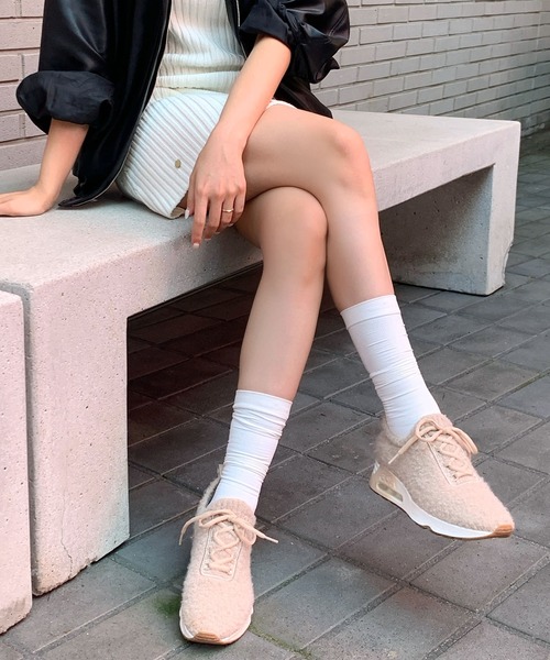 ASH（アッシュ）の「ASH/アッシュ【LAUREN】ウェッジソールニットスニーカー（スニーカー・レディース・アイボリー/ブラック・40/39/38/37/36/35）」の12枚目の写真