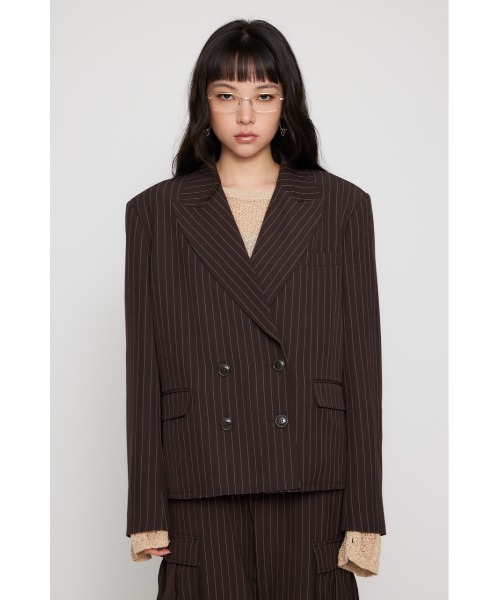 セール】SHOULDER PAD DOUBLE ジャケット（テーラードジャケット