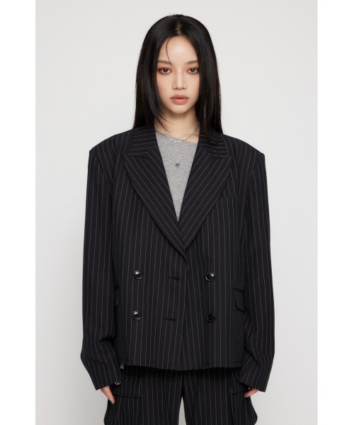 『 LAGUA GEM』 セットアップ SHOULDER PAD DOUBLE ジャケット（テーラードジャケット）｜LAGUA GEM