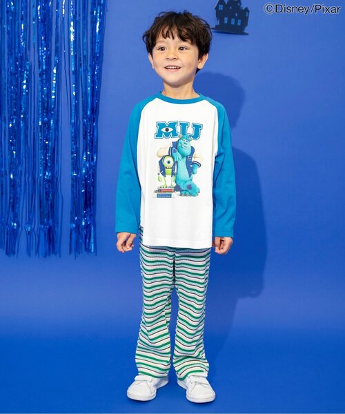 Disney（ディズニー）の「【リンク】『モンスターズ・インク』『モンスターズ・ユニバーシティ』/Tシャツ（Tシャツ/カットソー・キッズ・ブルー/チャコール/パープル/グリーン・80/90/100/110/120/130）」の6枚目の写真