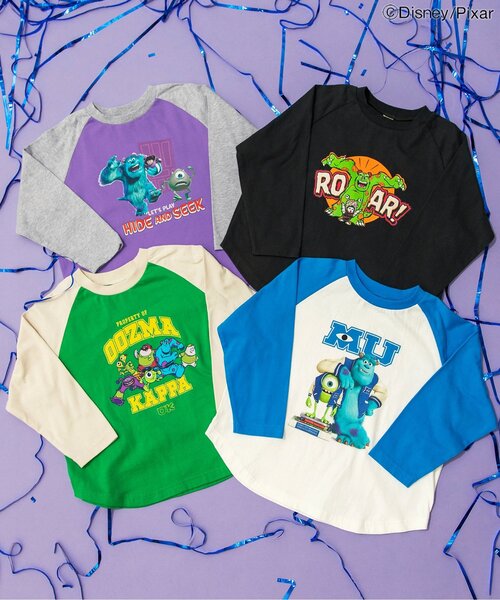 Disney（ディズニー）の「【リンク】『モンスターズ・インク』『モンスターズ・ユニバーシティ』/Tシャツ（Tシャツ/カットソー・キッズ・ブルー/チャコール/パープル/グリーン・80/90/100/110/120/130）」の19枚目の写真