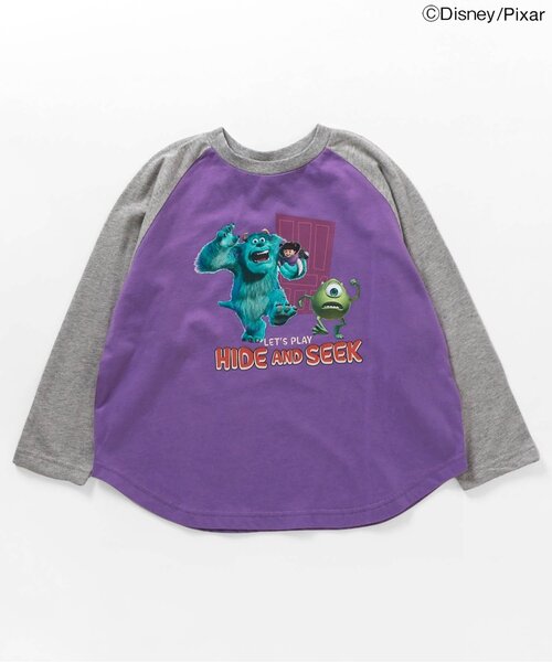 Disney（ディズニー）の「【リンク】『モンスターズ・インク』『モンスターズ・ユニバーシティ』/Tシャツ（Tシャツ/カットソー・キッズ・ブルー/チャコール/パープル/グリーン・80/90/100/110/120/130）」の17枚目の写真