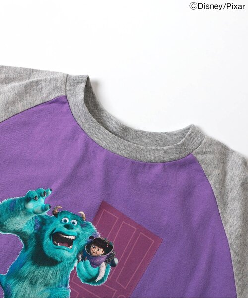 Disney（ディズニー）の「【リンク】『モンスターズ・インク』『モンスターズ・ユニバーシティ』/Tシャツ（Tシャツ/カットソー・キッズ・ブルー/チャコール/パープル/グリーン・80/90/100/110/120/130）」の22枚目の写真