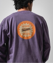 OFFSHORE（オフショア）の「USA STICKER LSTEE（Tシャツ/カットソー）」