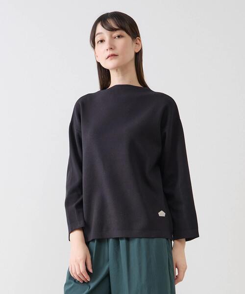 ボトルネックニットプルオーバー