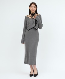 ロイヤルパーティー新品未使用タグ付き♡大人気ワンピース新作♡グレーミニアムサイズ ROYAL PARTY｜ロイヤルパーティーのワンピース（グレー/灰色系）通販