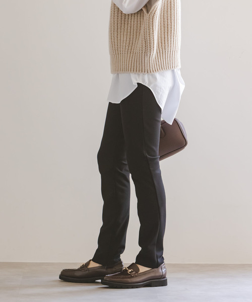 Noble（ノーブル）の「コンシールスリットストレッチレギンス（その他パンツ・レディース・ブラック/アイボリー・36/38）」の22枚目の写真