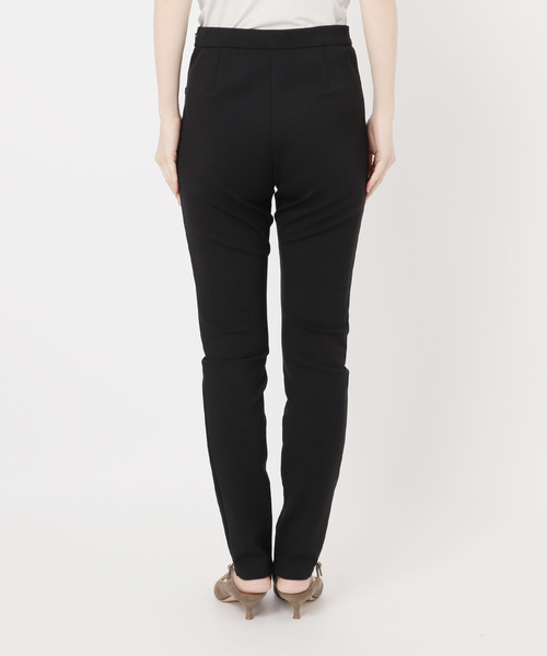 Noble（ノーブル）の「コンシールスリットストレッチレギンス（その他パンツ・レディース・ブラック/アイボリー・36/38）」の3枚目の写真