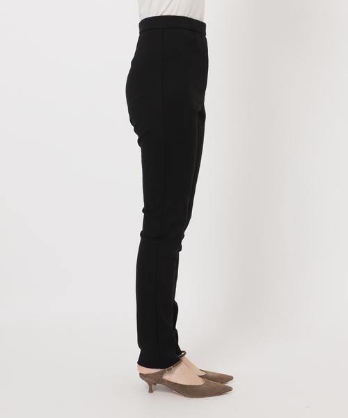 Noble（ノーブル）の「コンシールスリットストレッチレギンス（その他パンツ・レディース・ブラック/アイボリー・36/38）」の4枚目の写真