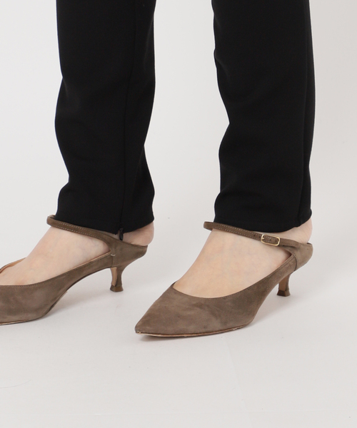 Noble（ノーブル）の「コンシールスリットストレッチレギンス（その他パンツ・レディース・ブラック/アイボリー・36/38）」の7枚目の写真