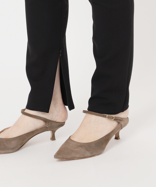 Noble（ノーブル）の「コンシールスリットストレッチレギンス（その他パンツ・レディース・ブラック/アイボリー・36/38）」の8枚目の写真