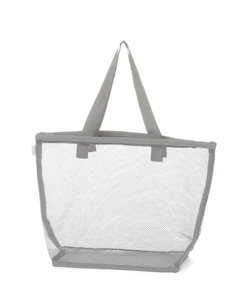 studio CLIP（スタディオクリップ）の「《HOUSEHOLD GOODS》ランドリーメッシュトート（トートバッグ・レディース・ネイビー/グレー・FREE）」の3枚目の写真