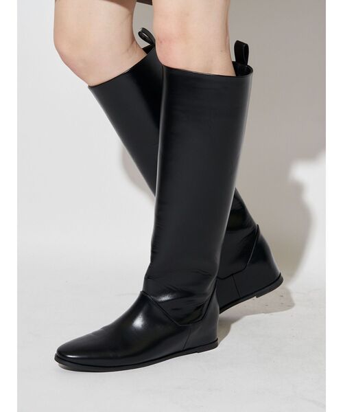 ELENDEEK（エレンディーク）の「インヒールロングブーツ（ブーツ・レディース・ブラック/ブラウン・37/38）」の14枚目の写真