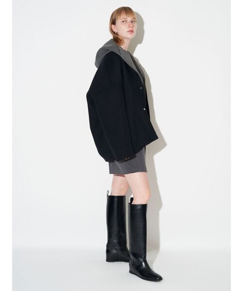 ELENDEEK（エレンディーク）の「インヒールロングブーツ（ブーツ・レディース・ブラック/ブラウン・37/38）」の6枚目の写真