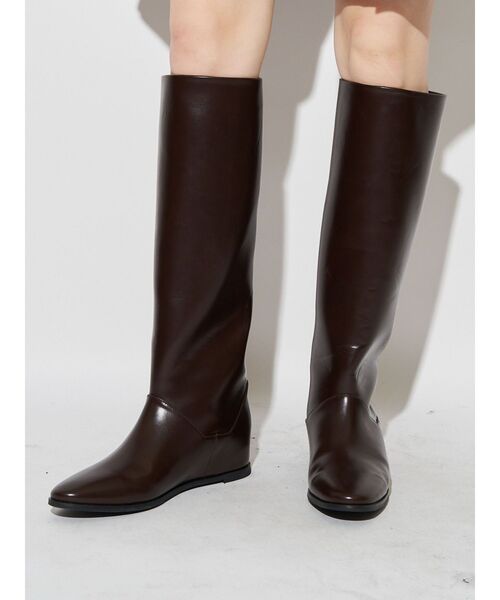 ELENDEEK（エレンディーク）の「インヒールロングブーツ（ブーツ・レディース・ブラック/ブラウン・37/38）」の18枚目の写真