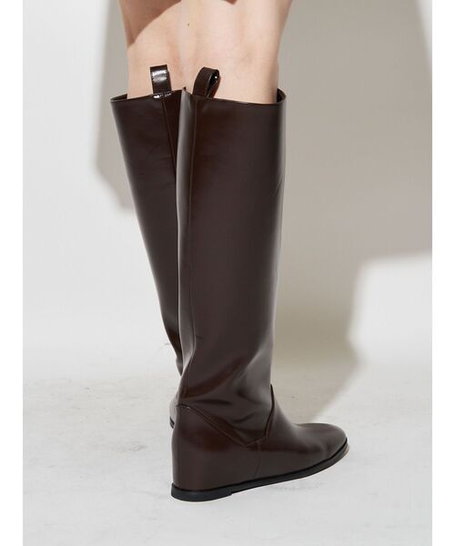 ELENDEEK（エレンディーク）の「インヒールロングブーツ（ブーツ・レディース・ブラック/ブラウン・37/38）」の9枚目の写真