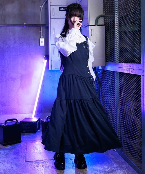 NIBBLE POISON(ニブルポイズン)の「レオパードツギハギワンピース(ワンピース・レディース・ブラック/ワイン/ネイビー・MEDIUM)」の13枚目の写真