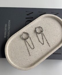 CAPRICIEUX LE'MAGE | 〈GOLDY/ゴールディ〉2連フープツブチェーンピアス(ピアス（両耳用）)