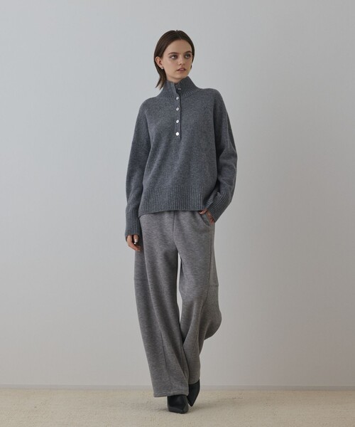 Diagram（ダイアグラム）の「ウールオーバーニットトップ（ニット/セーター・レディース・ピンク/キナリ/グレー・36）」の11枚目の写真