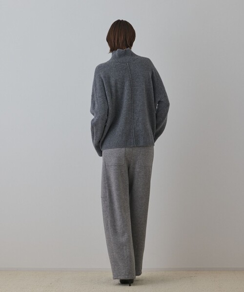 Diagram（ダイアグラム）の「ウールオーバーニットトップ（ニット/セーター・レディース・ピンク/キナリ/グレー・36）」の12枚目の写真