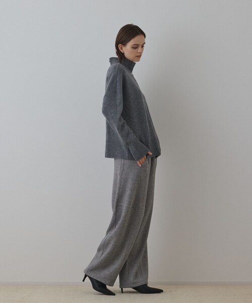 Diagram（ダイアグラム）の「ウールオーバーニットトップ（ニット/セーター・レディース・ピンク/キナリ/グレー・36）」の13枚目の写真